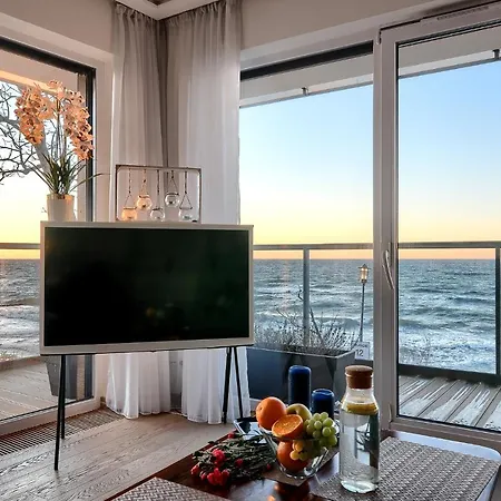 Apartment Szafirowy Z Bezposrednim Widokiem Na Morze- Nadmorski Luksus *