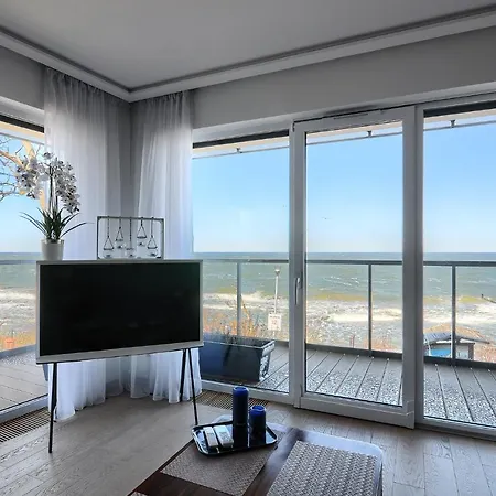 Apartment Szafirowy Z Bezposrednim Widokiem Na Morze- Nadmorski Luksus *