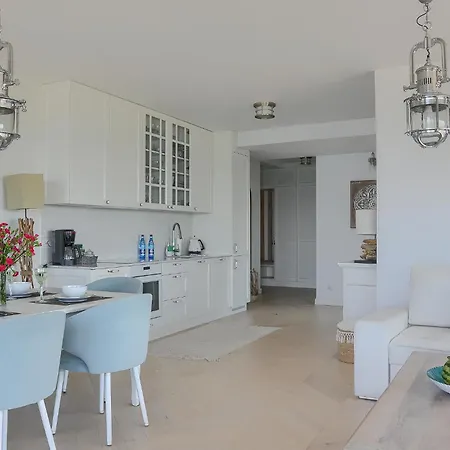 Perlowy Z Bezposrednim Widokiem Na Morze- Nadmorski Luksus Apartment