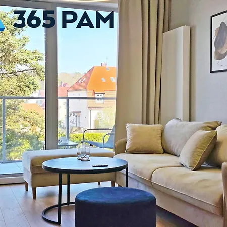 Apartament Zlote Zurawie Moon Residence - Parking W Cenie, Widok Na Morze Z Balkonu- 365Pam * Ustronie Morskie