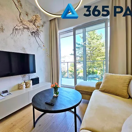 Apartament Zlote Zurawie Moon Residence - Parking W Cenie, Widok Na Morze Z Balkonu- 365Pam Apartament Ustronie Morskie