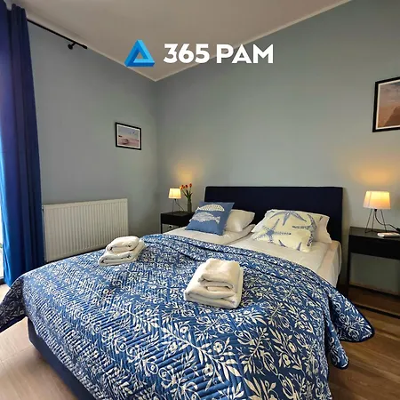 Nadmorski Blekit 6-os Z Widokiem Na Morze - 365pam *